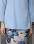 BAJU KURUNG MODEN MINI GEETA (SKY BLUE)